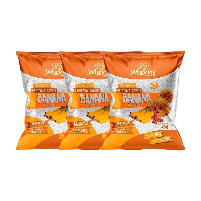 Biscoito 45g Chocolate Wheyviv