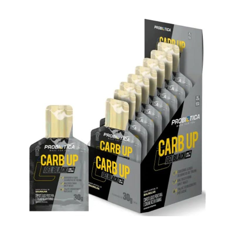 Carb Up Gel Black 30g Baunilha Probiótica