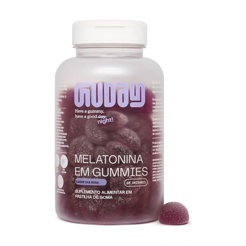 Guday Melatonina Uva 60 Gomas 60 Gomas