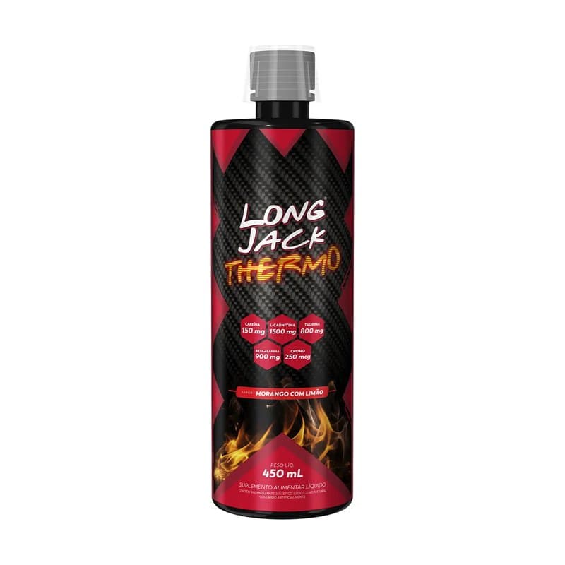 Long Jack Thermo 450ml Morango Com Limão