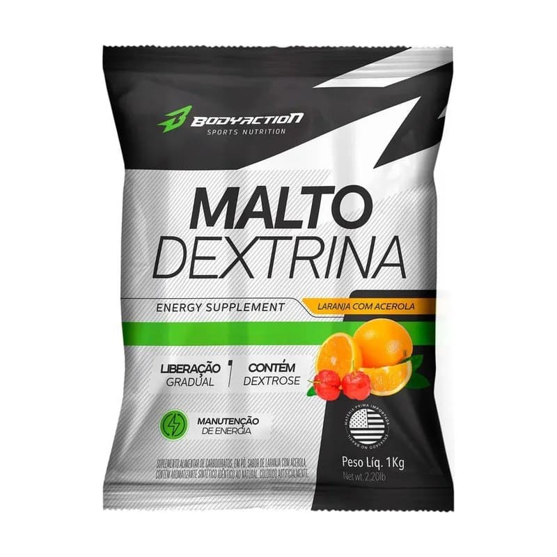 Malto Dextrina Laranja Com Acerola Body Action