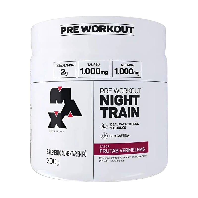 Max Night Train 300g Frutas Vermelhas