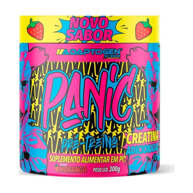 Panic Pre 300g Morango Adaptogen