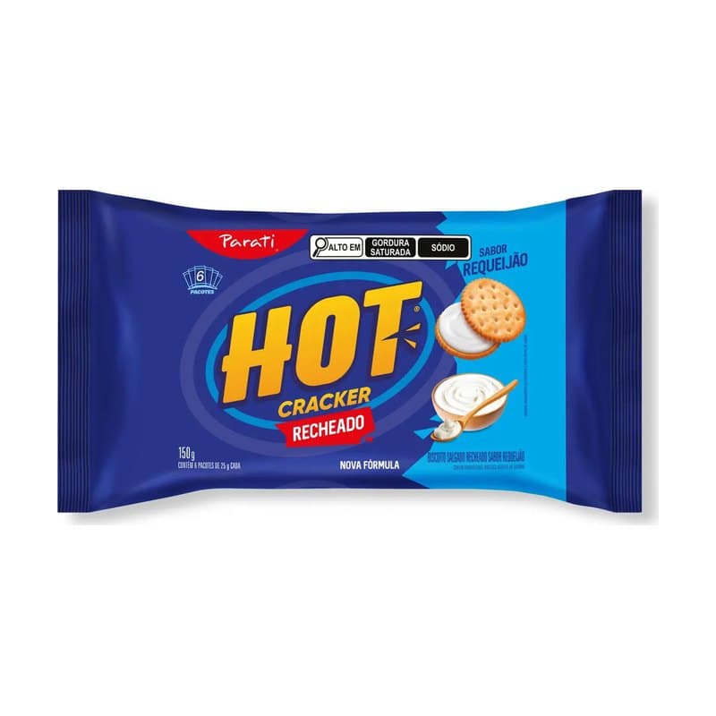 Parati Biscoito Hot Cracker 25g Requeijão