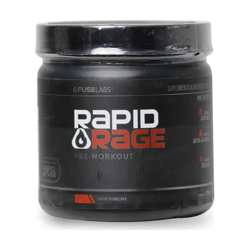 Rapid Rage Pre 300g Frutas Vermelhas Fuselabs