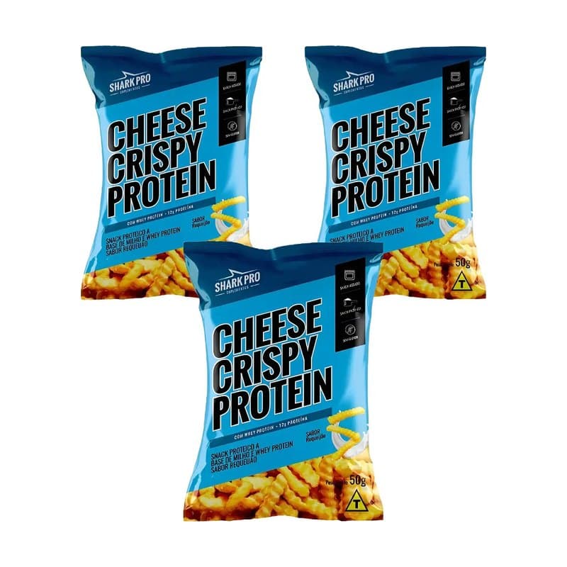 Salgadinho Proteico Requeijão 50g 50g Shark Pro