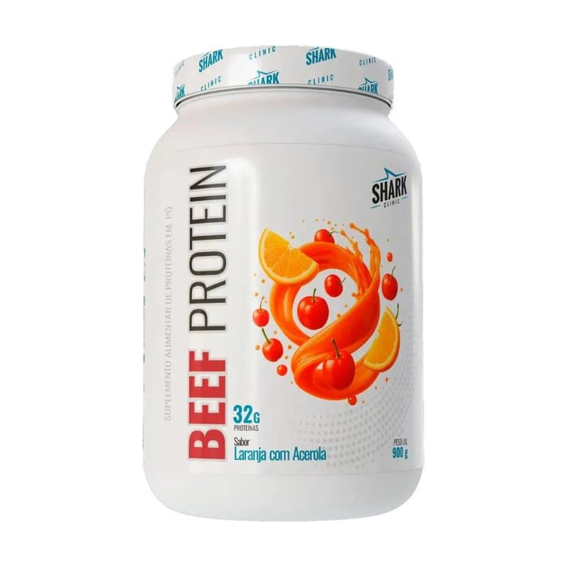 Srk Beef Protein Laranja C Acerola 900g Clinic Shark Pro