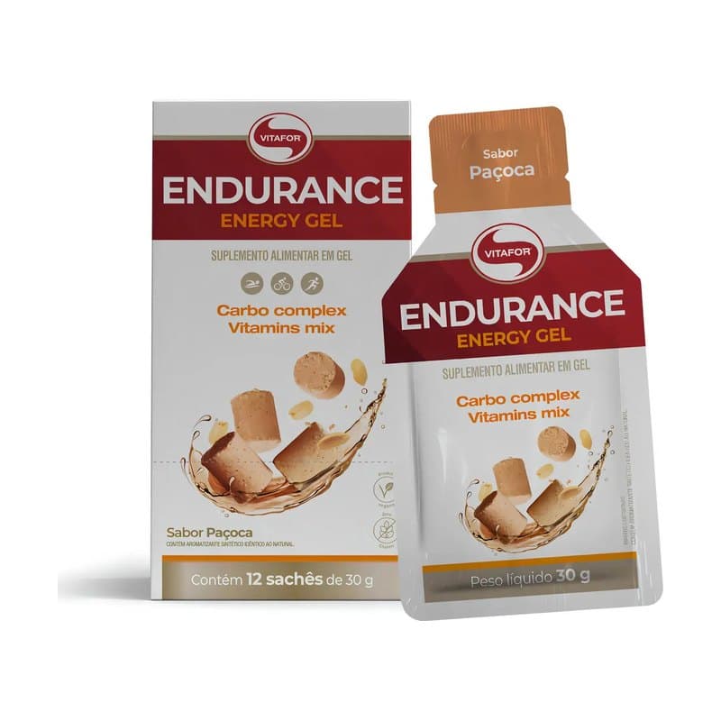 Vitafor Endurance Energy Carbo Gel Gel Paçoca