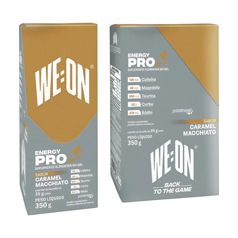 We:on Energy Pro Gel + Cafeína Caramel Macchiato