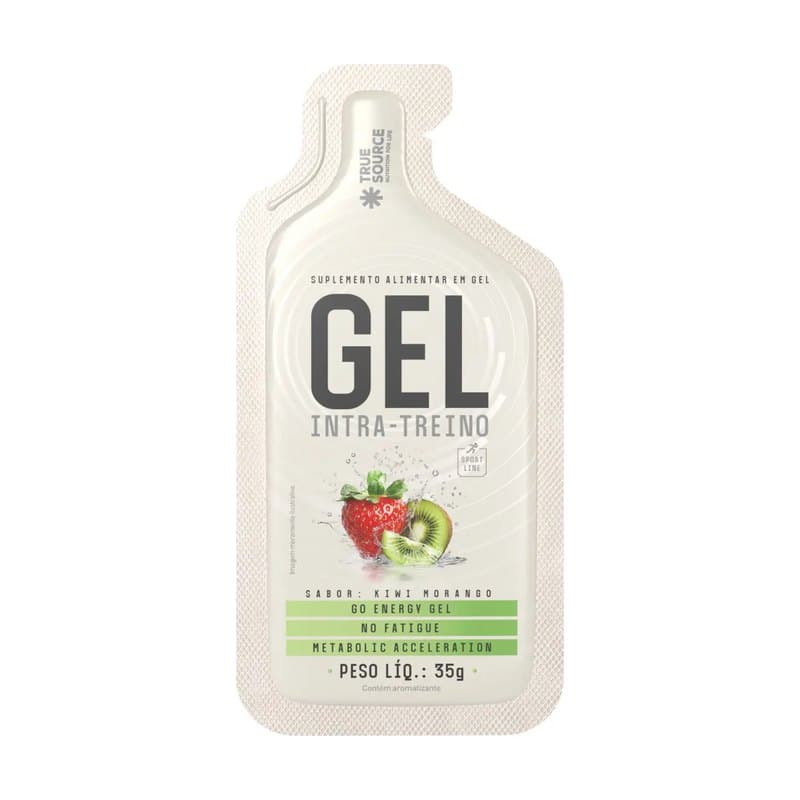 Carbo Gel Intra Treino Morango Com Kiwi 35g True