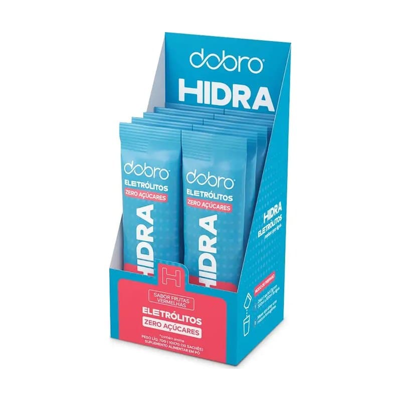 Hidra Eletrólitos Sache Dobro Frutas Vermelhas