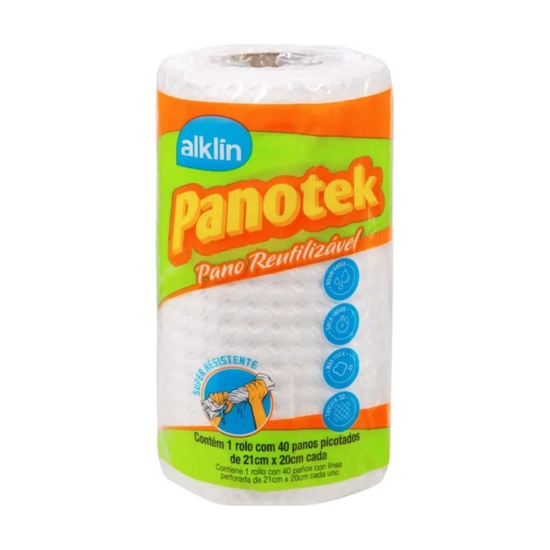 Pano Alklin Panotek 21x20 Rolo C/40 Und