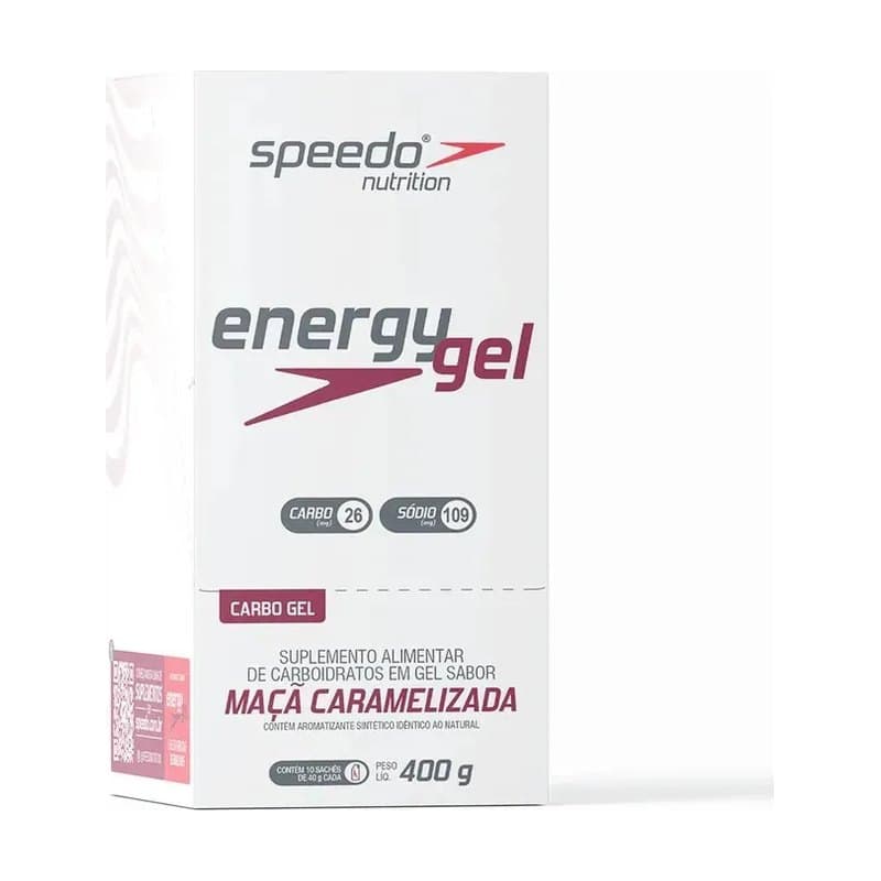 Z2 Speedo Energy Gel Maçã Caramelizada S/cafe Cx10